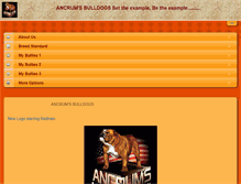 Tablet Screenshot of ancrumsbulldogs.com